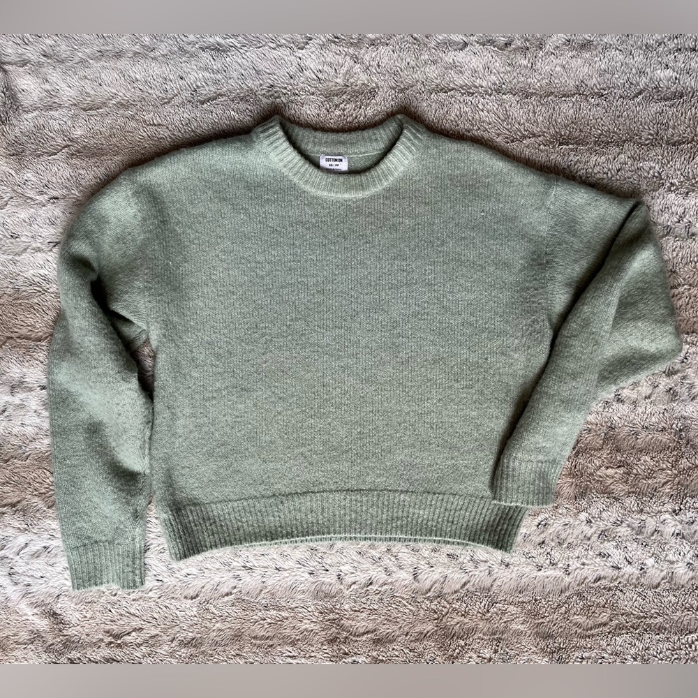 Women's Sage / Mint Green Sweater. XS